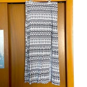 Long patterned skirt